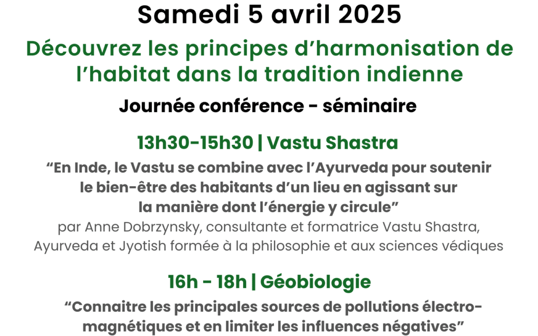 Conférence Vastu Shastra | 5 avril 2025